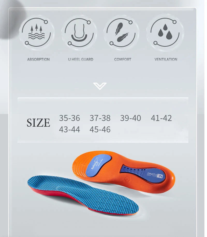 Orthotic insoles for flat feet arch support Running insoles