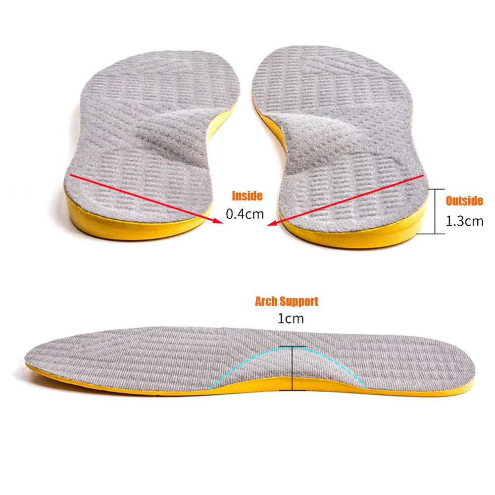 New Flat Feet Arch Support Orthotic Insoles for Men's and Women's Shoes