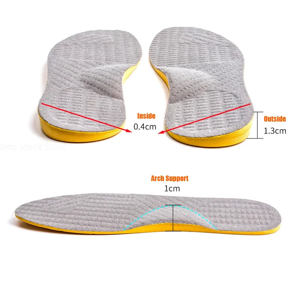 New Flat Feet Arch Support Orthotic Insoles for Men's and Women's Shoes