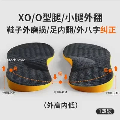 New Flat Feet Arch Support Orthotic Insoles for Men's and Women's Shoes